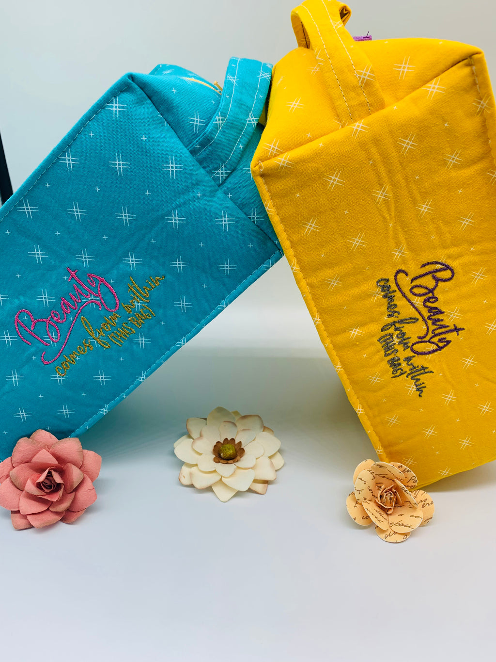 WET boxy bag with zipper and tabs