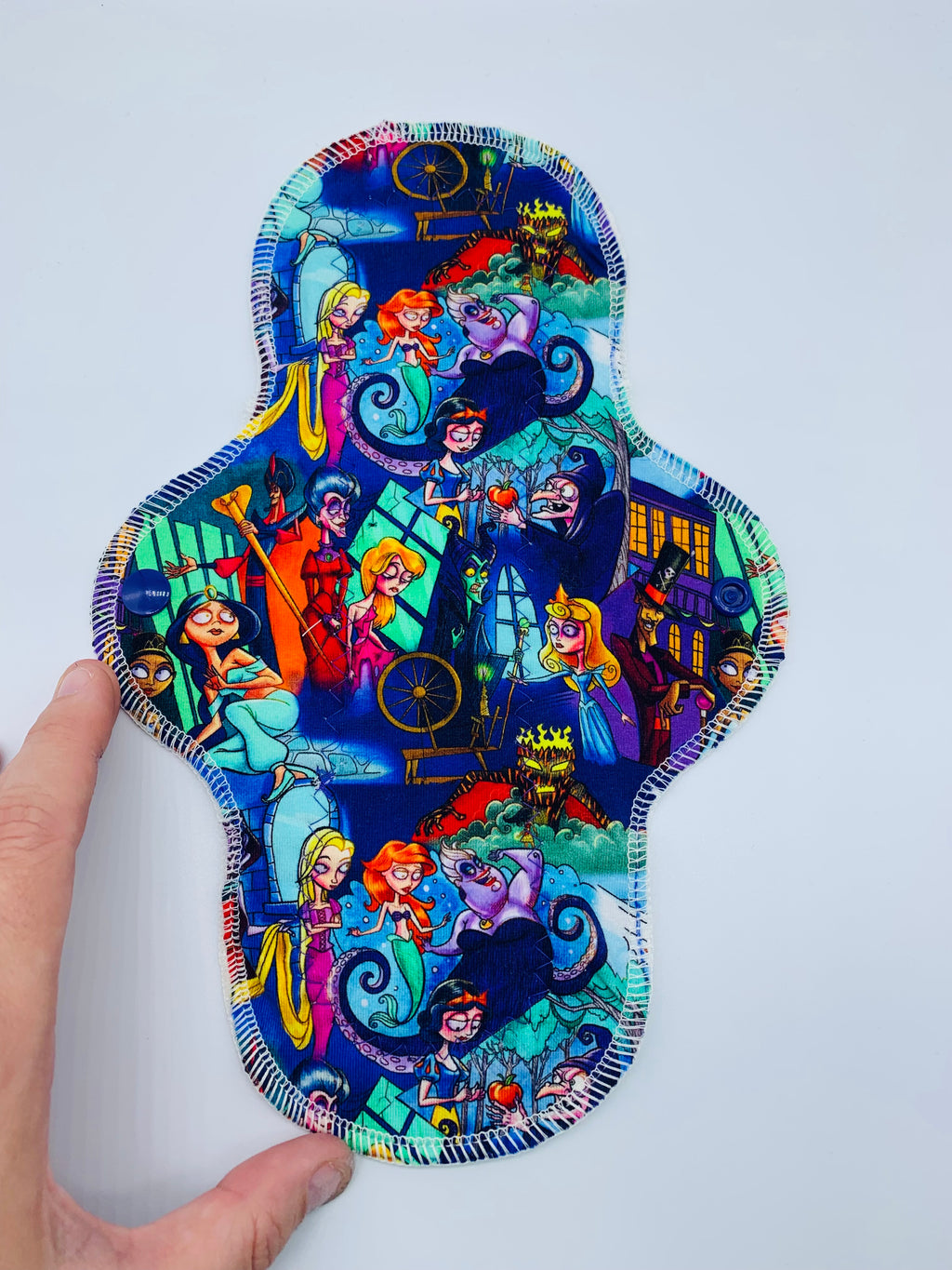 10” moderate flow PUL cloth reusable pads “dark fairy tales”