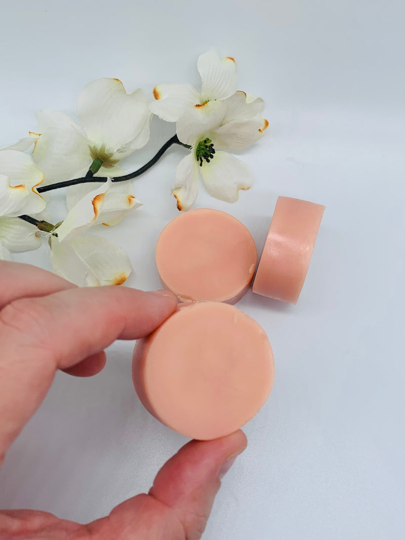 Rose facial solid lotion bars