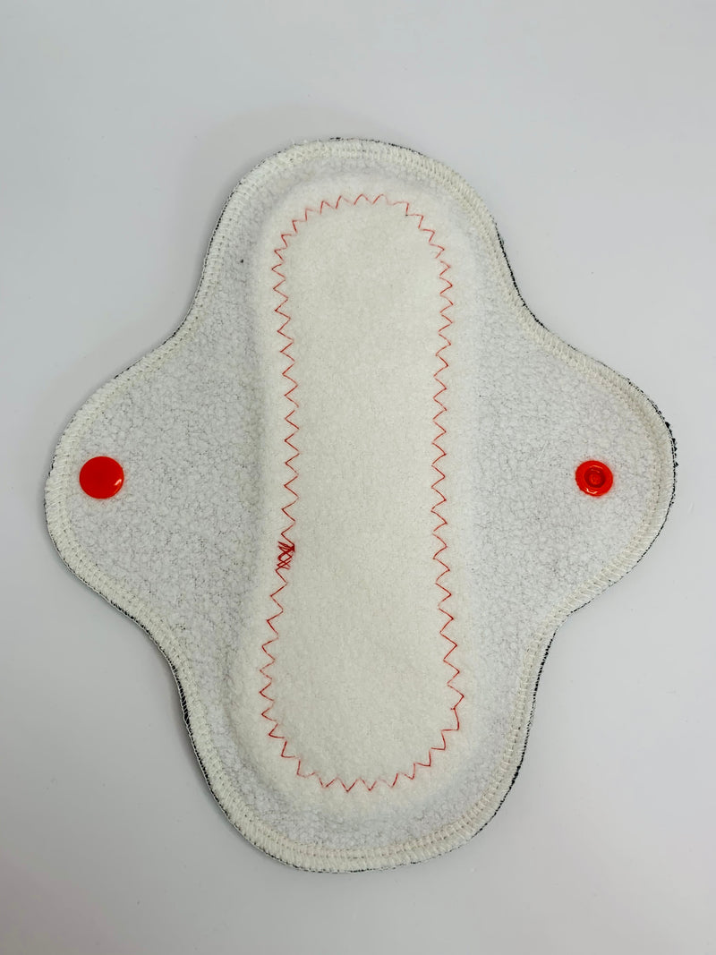 8” moderate flow “Au Naturel” serged edge bamboo sherpa pad
