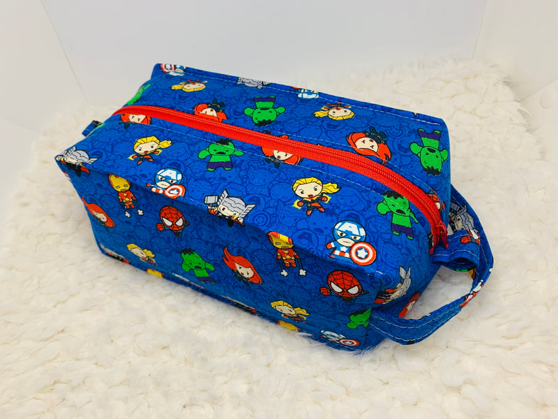 WET boxy bag with zipper and tabs