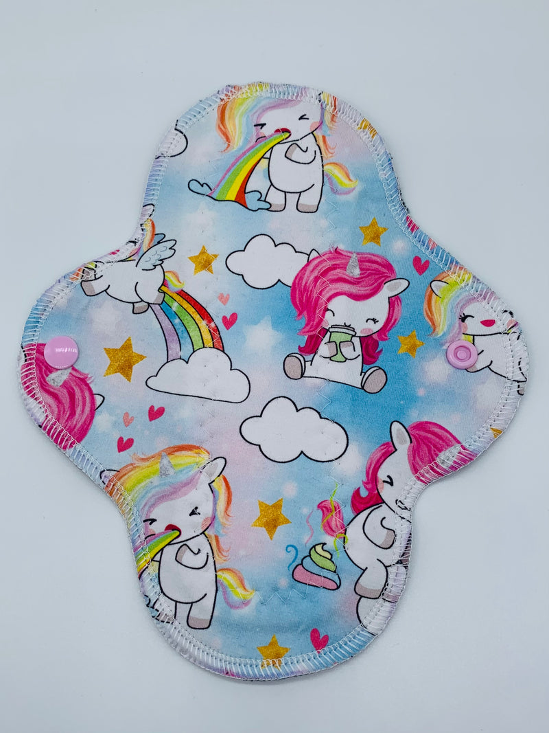 Light flow cloth reusable pad “Unicorn life”