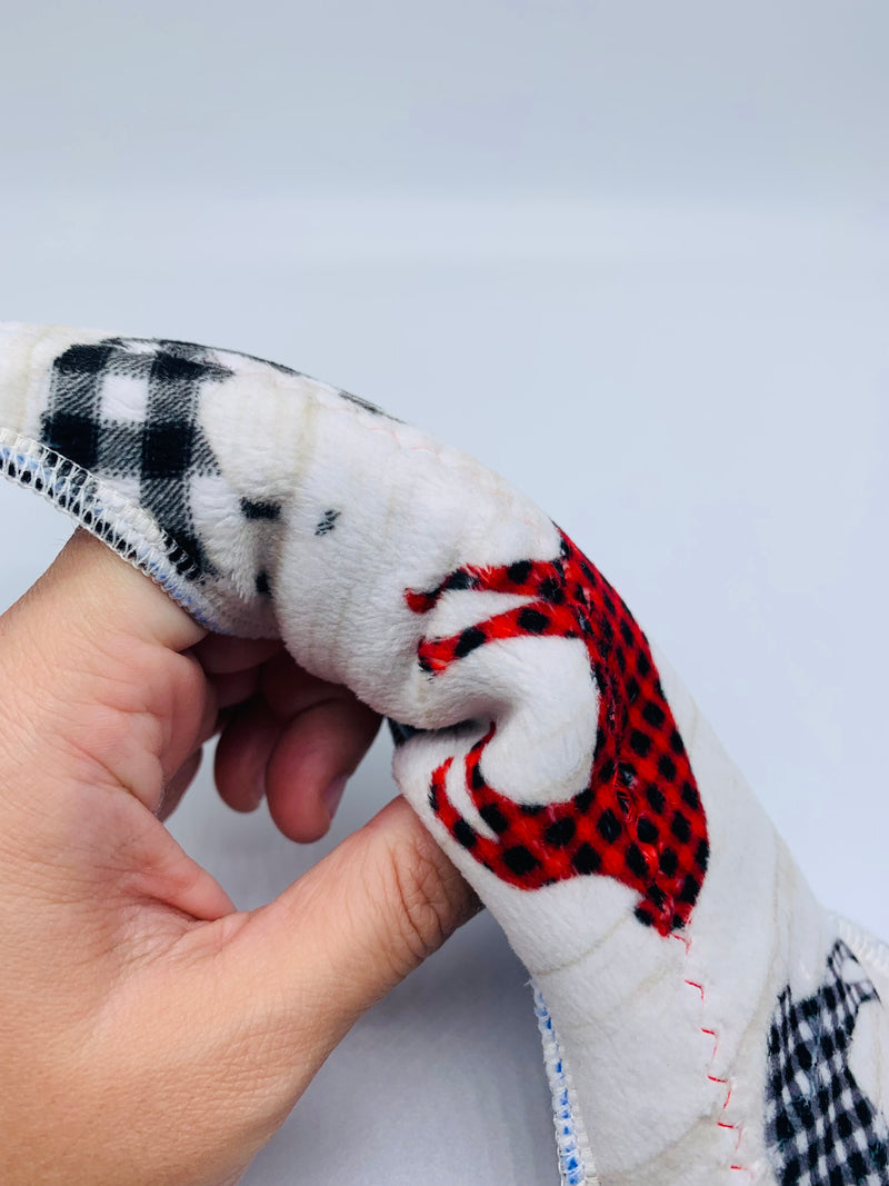 10” moderate flow cloth reusable pad “Deer Winter”