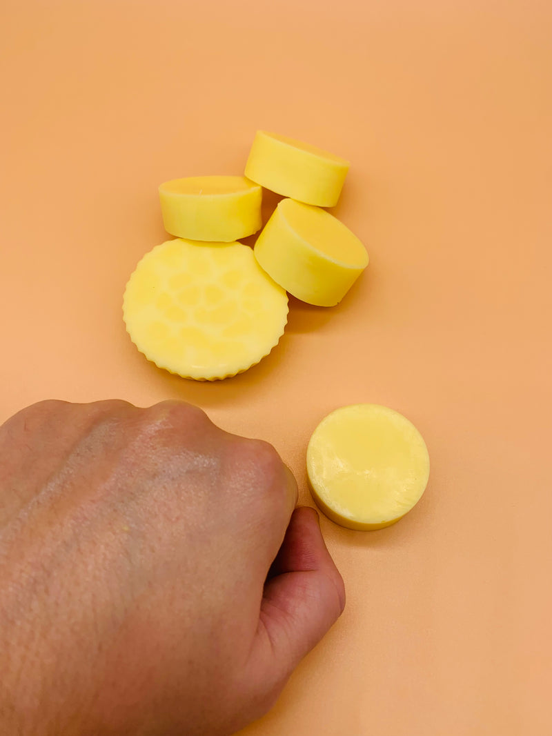 “Body Balm” solid lotion bars-banana