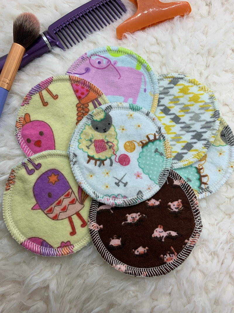 Set of 8 makeup rounds/nursing pads