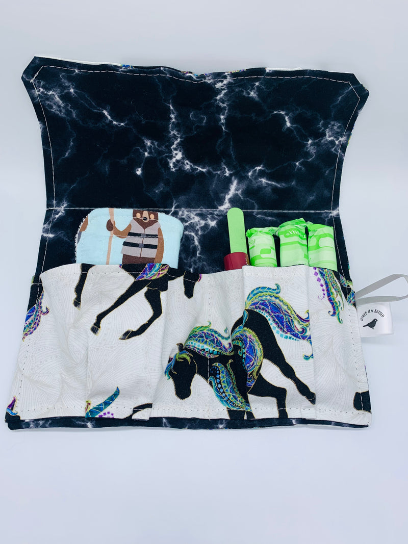 Period wallet- “wild horses”