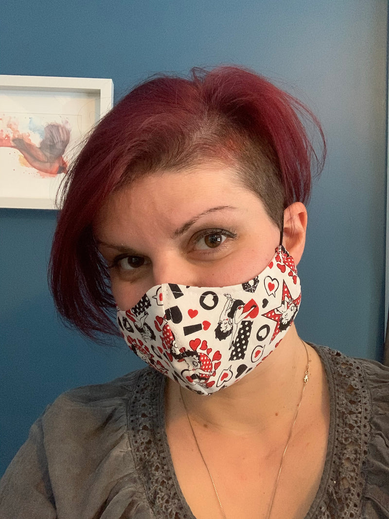 Cotton reusable face protection