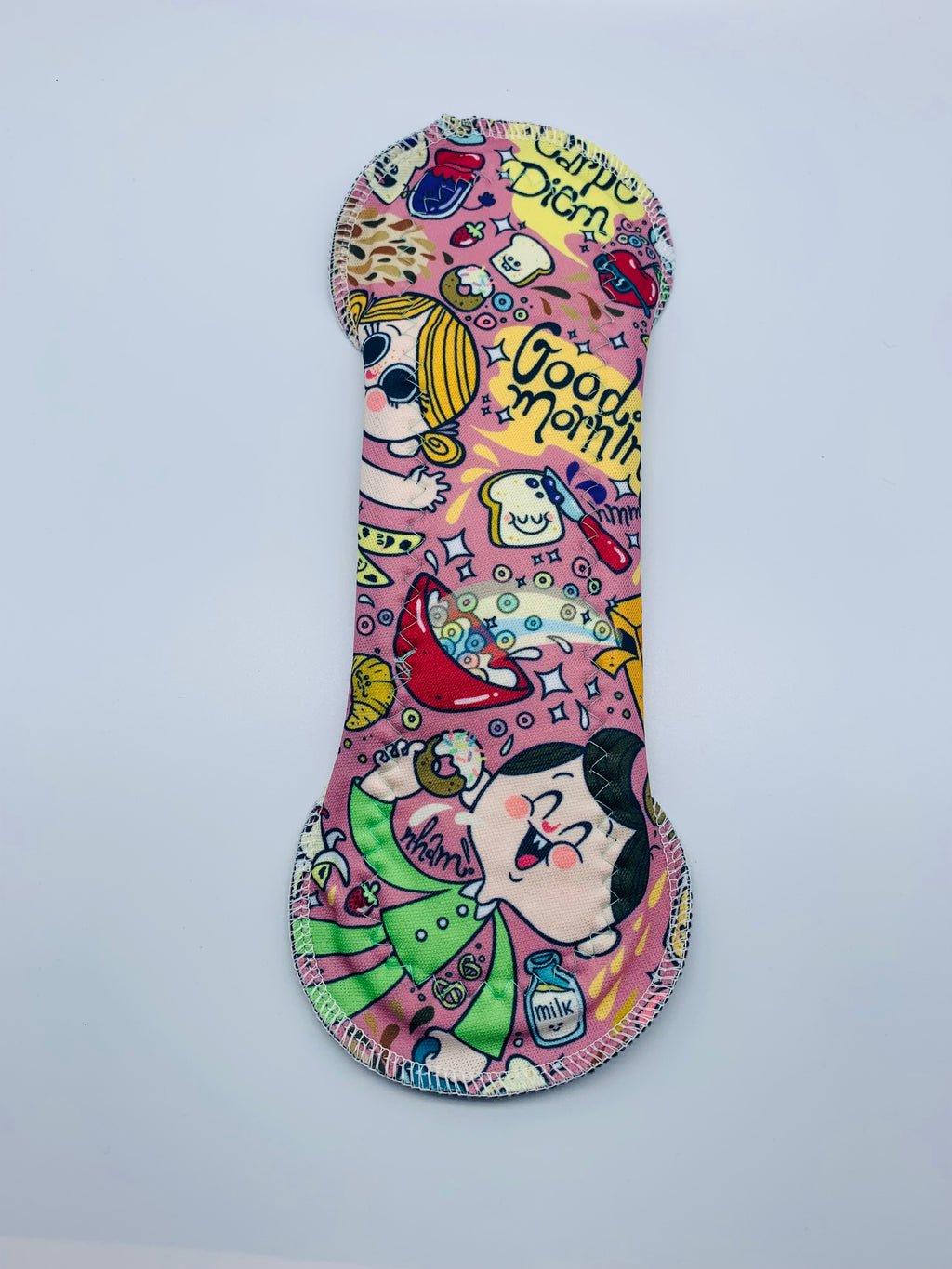 Light flow cloth reusable pad “seize the day”