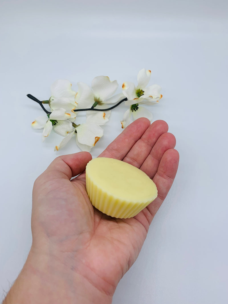 “Body Balm” solid lotion bars-olive oil/bay rum