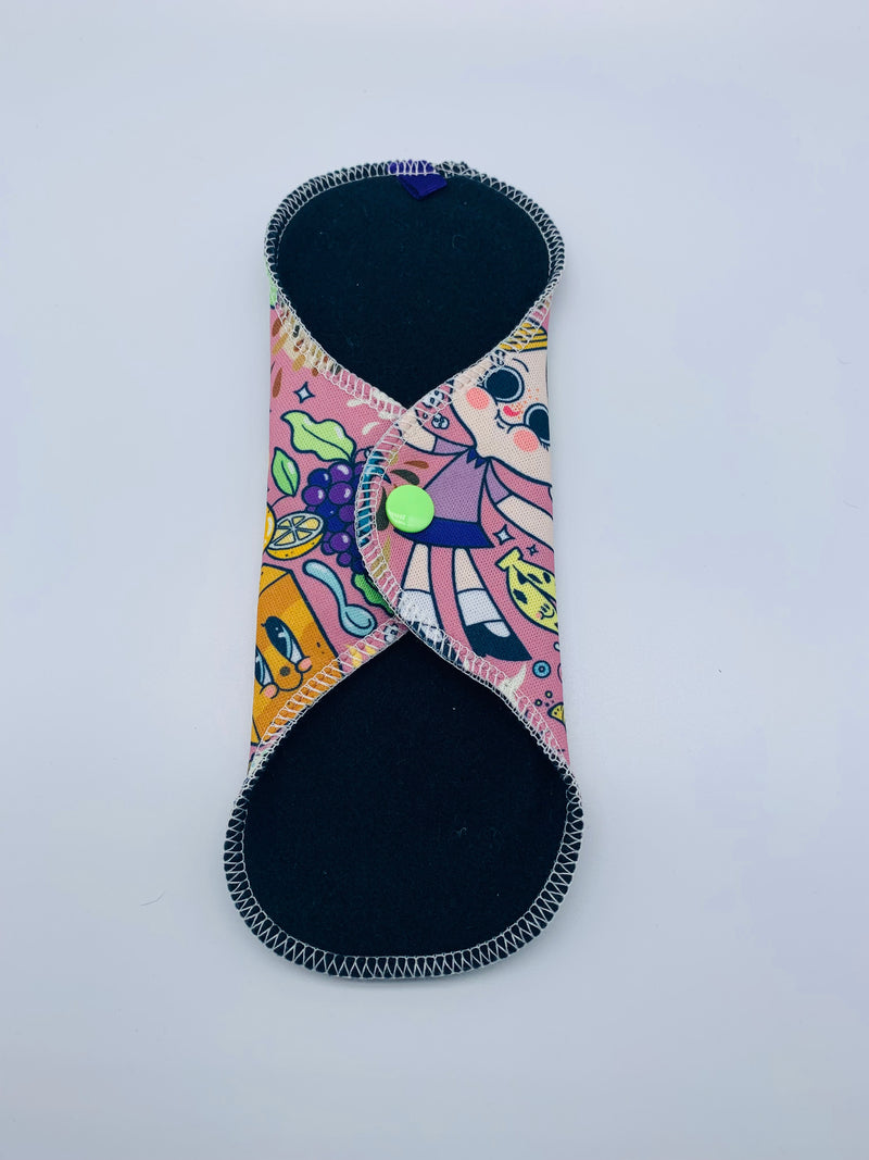 Light flow cloth reusable pad “seize the day”